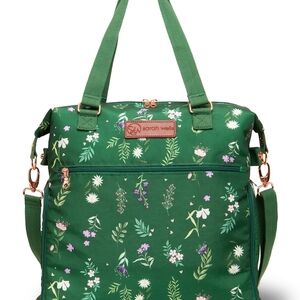 Green Floral Women's Bag